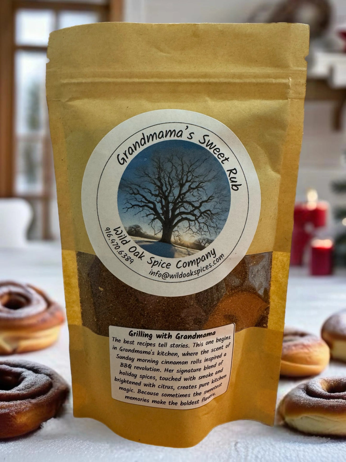 Image of Grandmama’s Sweet Rub signature spice package